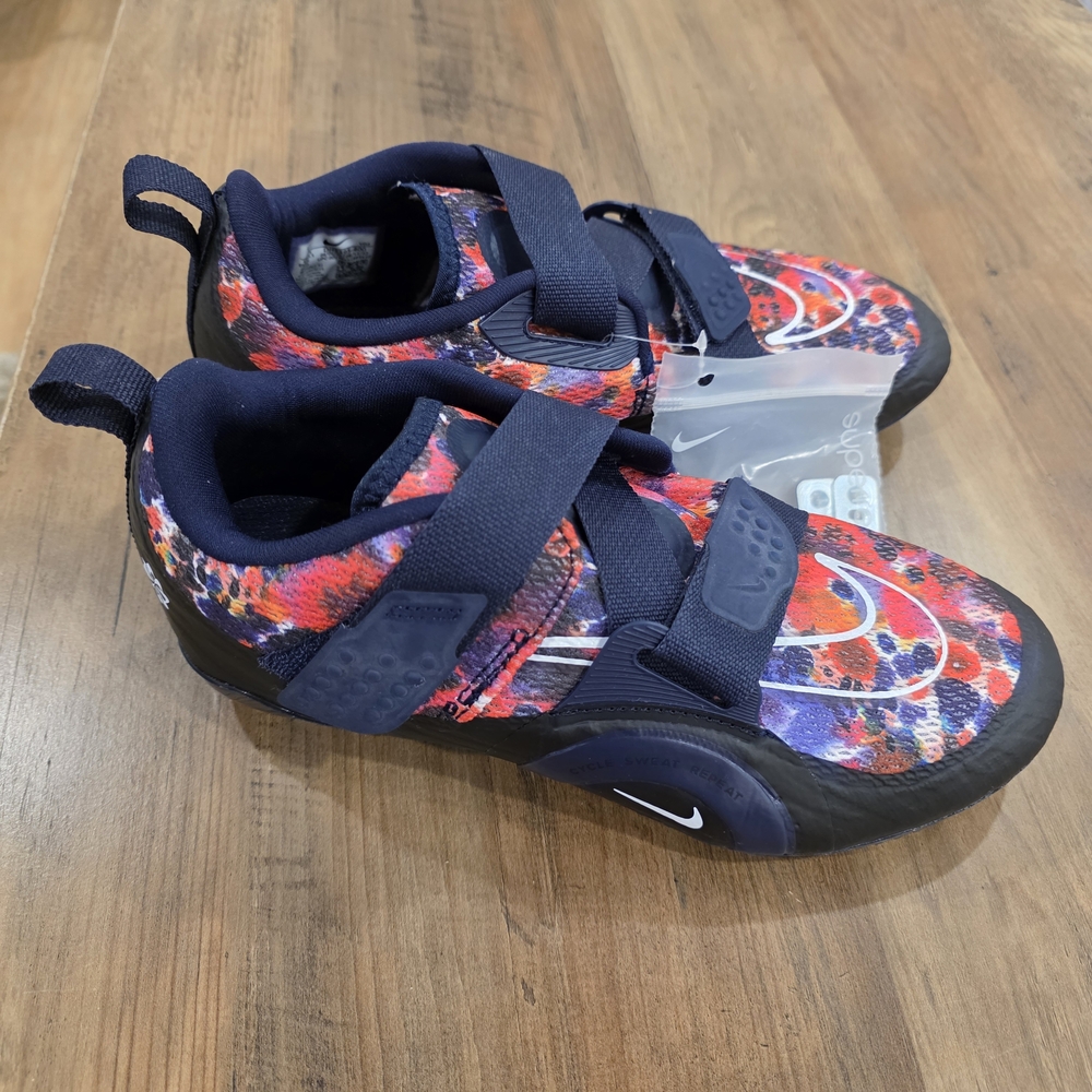 NEW Nike Womens SuperRep Cycle Shoes DH3395-400 2 NN Indoor Spray Paint Cycling